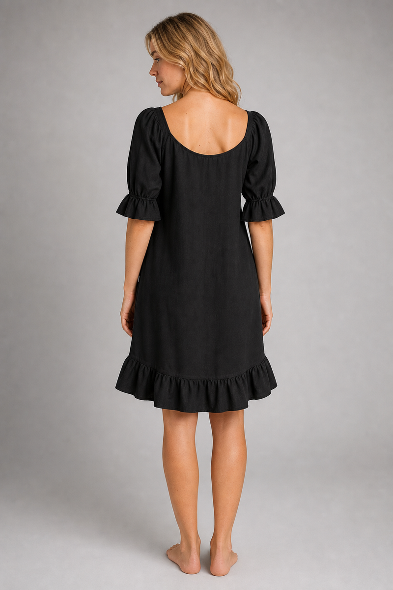 Agnes Ruffled Mini Dress | Women's Day Dress