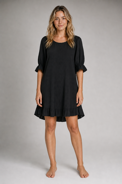 Agnes Ruffled Mini Dress | Women's Day Dress