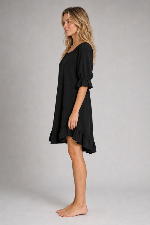 Agnes Ruffled Mini Dress | Women's Day Dress