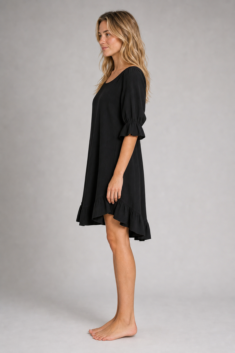Agnes Ruffled Mini Dress | Women's Day Dress