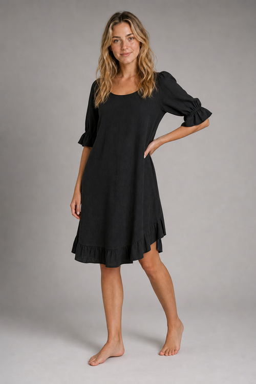 Agnes Ruffled Mini Dress | Women's Day Dress