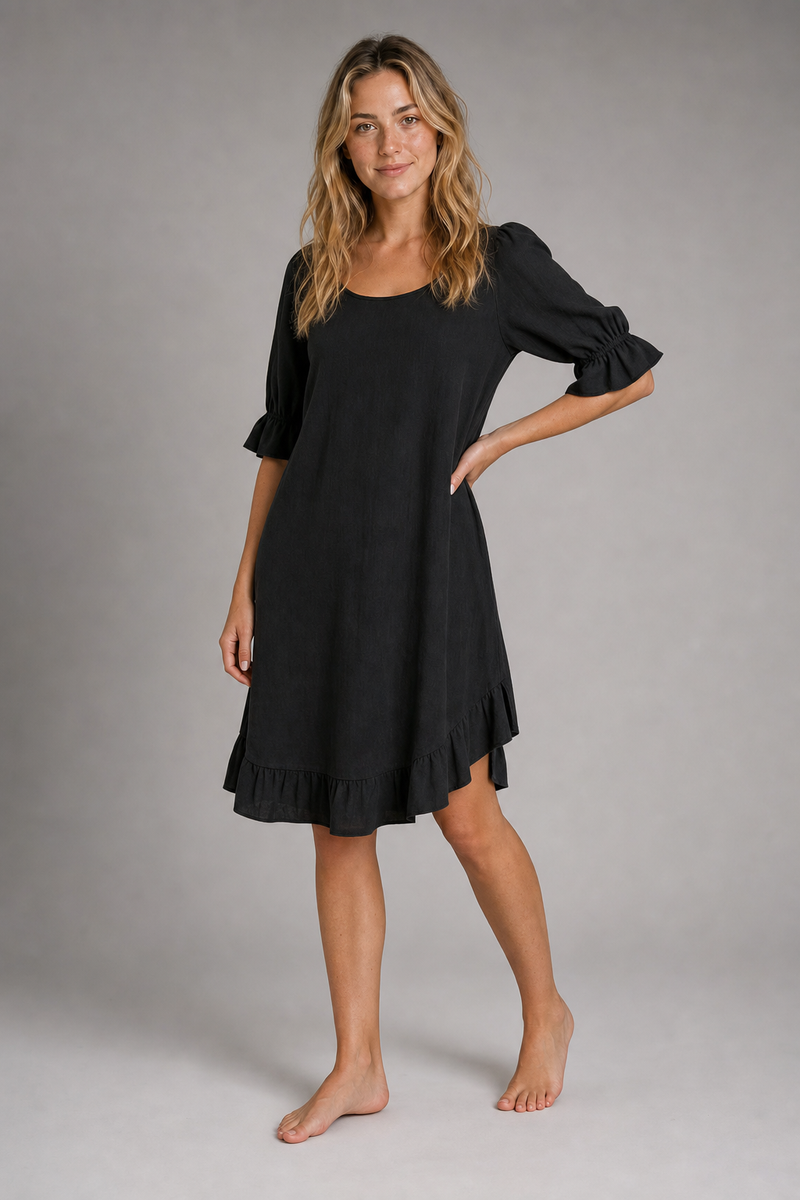 Agnes Ruffled Mini Dress | Women's Day Dress