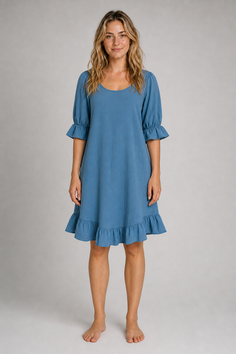 Agnes Ruffled Mini Dress | Women's Day Dress