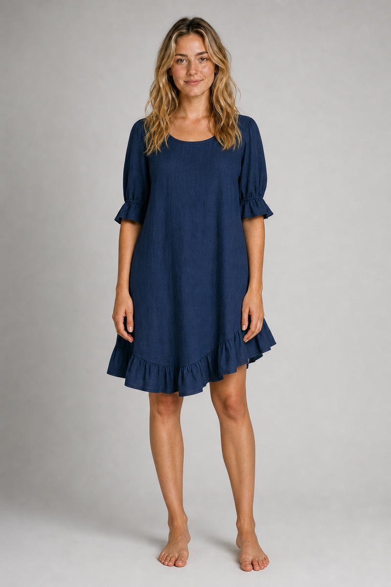 Agnes Ruffled Mini Dress | Women's Day Dress