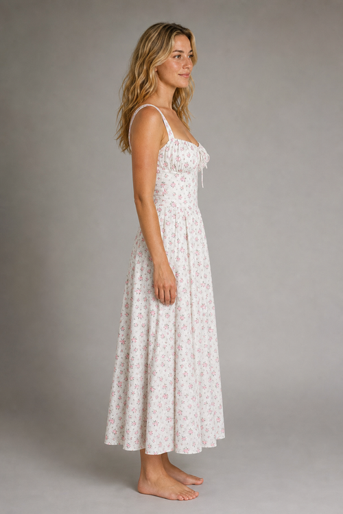 Isabella Corset Midi Dress | Women's Evening Dress