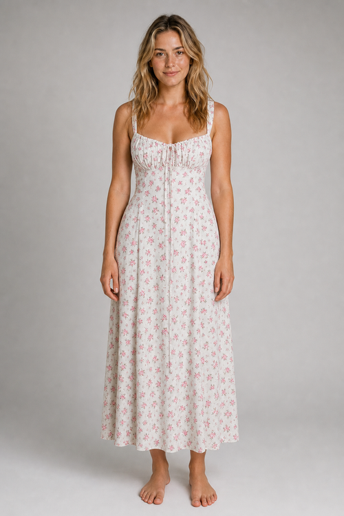 Isabella Corset Midi Dress | Women's Evening Dress