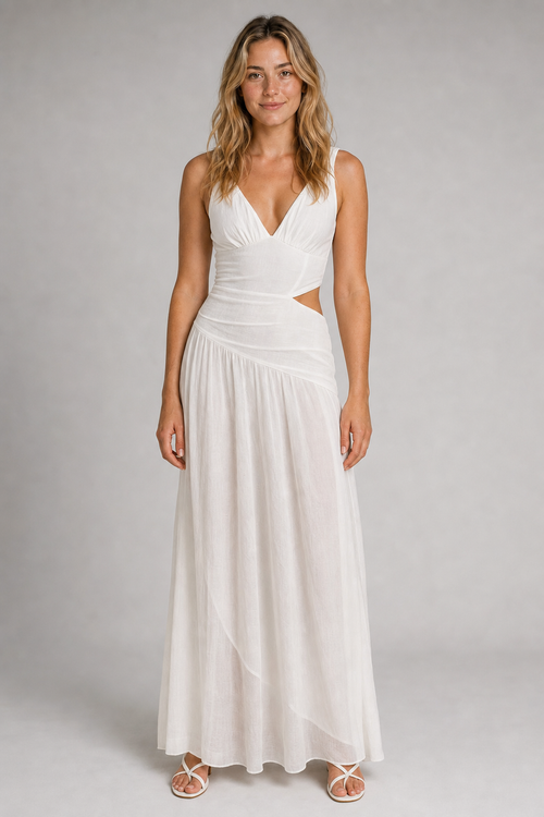 Lolita Ruched Maxi Dress | Women's Formal Gown