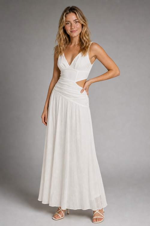 Lolita Ruched Maxi Dress | Women's Formal Gown