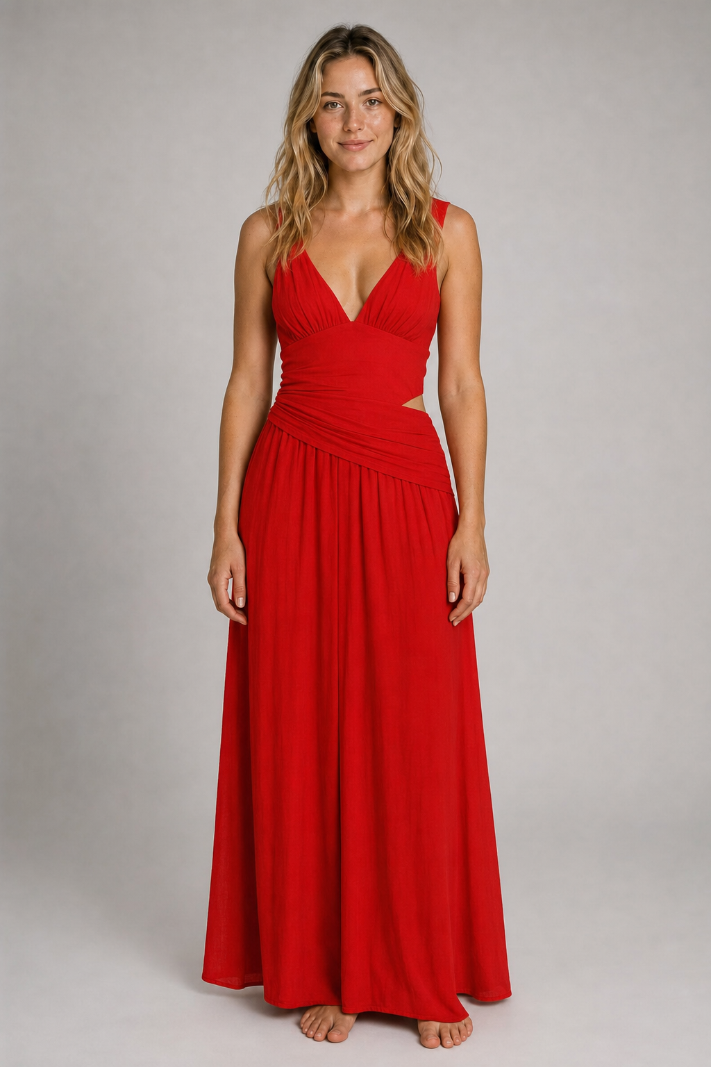 Lolita Ruched Maxi Dress | Women's Formal Gown