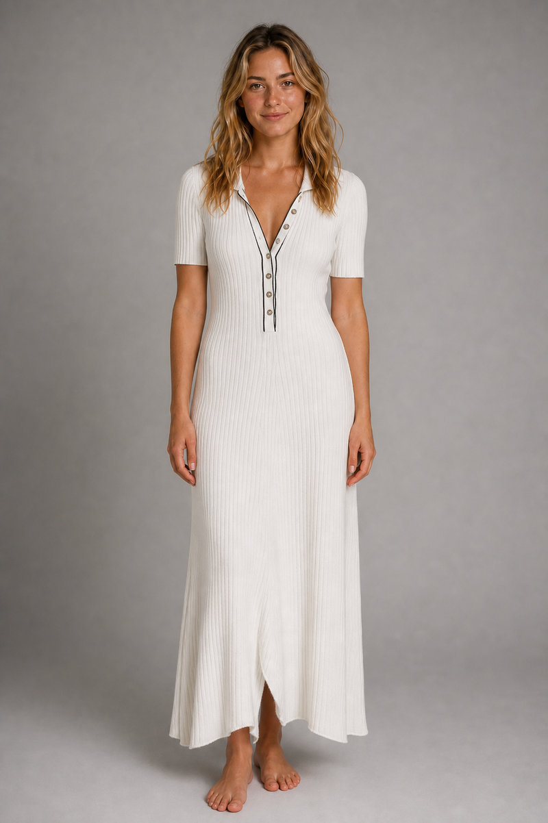 Serena Knit Maxi Dress | Women's Long-Sleeve Day Dress