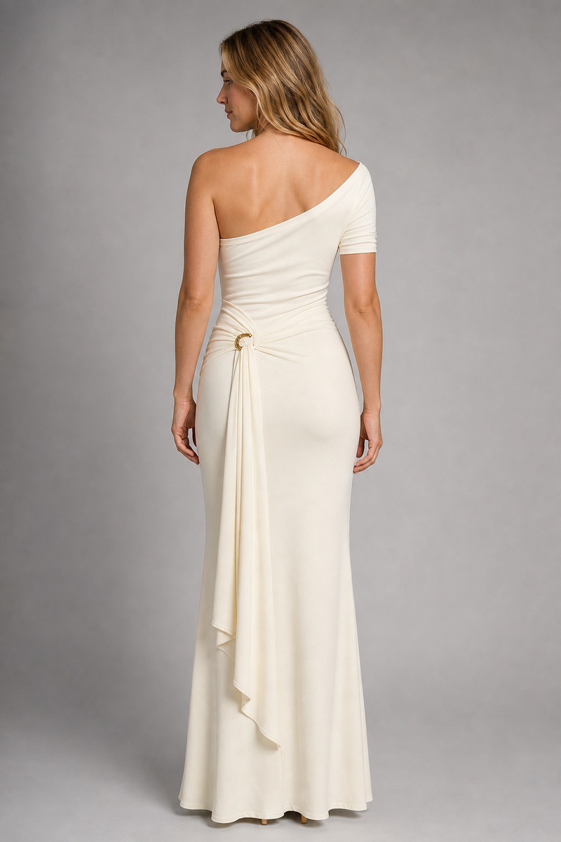 Taylor Wrap Maxi Dress | Women's One-Shoulder Party Dress