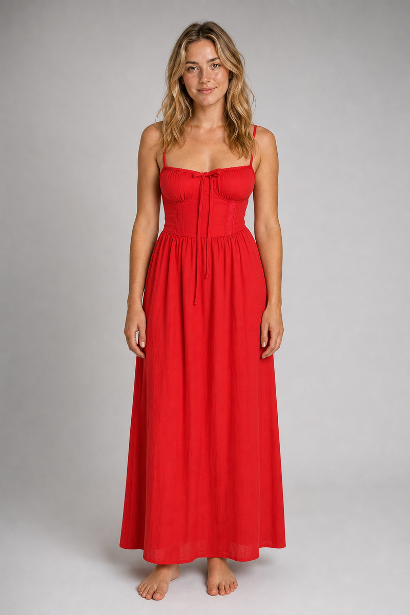 Vittoria Corset Midi Dress | Women's Party Dress