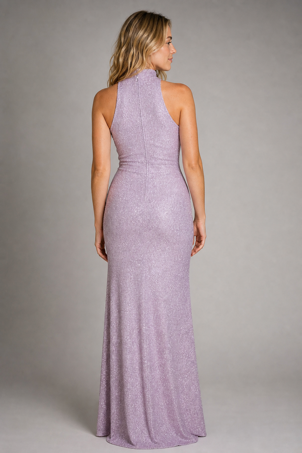 Kayleigh Backless Floral Maxi Dress | Women's Halter Formal Gown