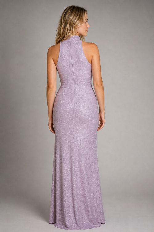 Kayleigh Backless Floral Maxi Dress | Women's Halter Formal Gown