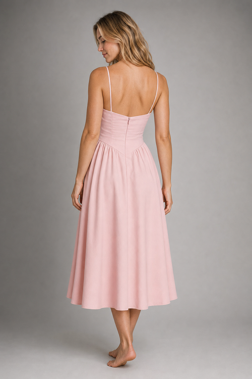 Isabelle Midi Dress | Women's Long-Sleeve Wedding-Guest Dress
