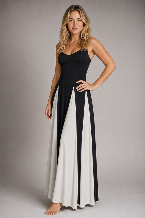 Ciara Pleated Chiffon Maxi Dress | Women's Sleeveless Wedding-Guest Gown