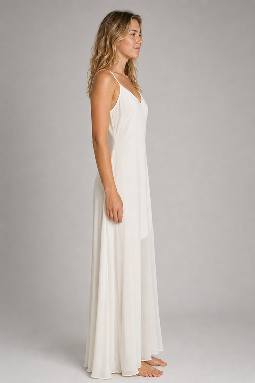 Bianca Backless Maxi Dress | Women's V-Neck Cocktail Dress