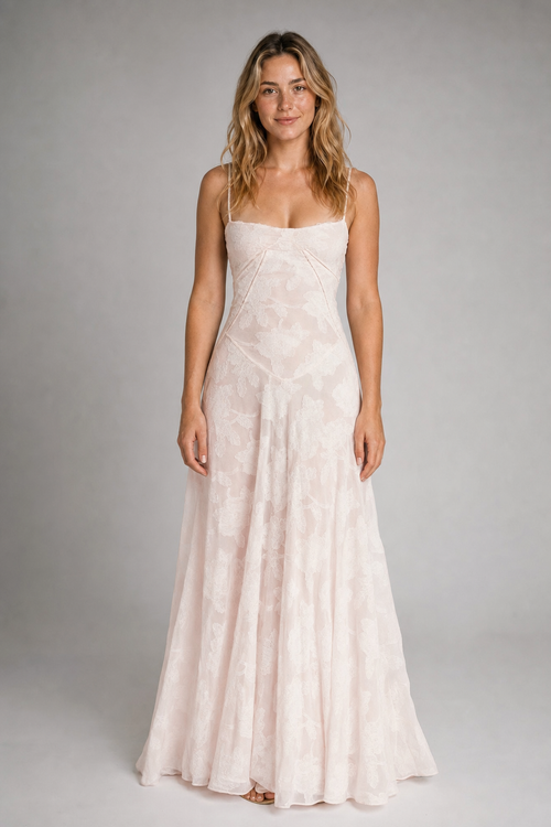 Women's Maxi Dress with Spaghetti Strap | Slip Style