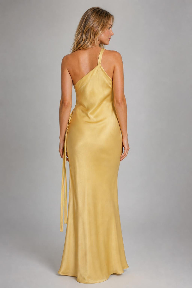 Women's Formal Maxi Dress with Open Back | Slip