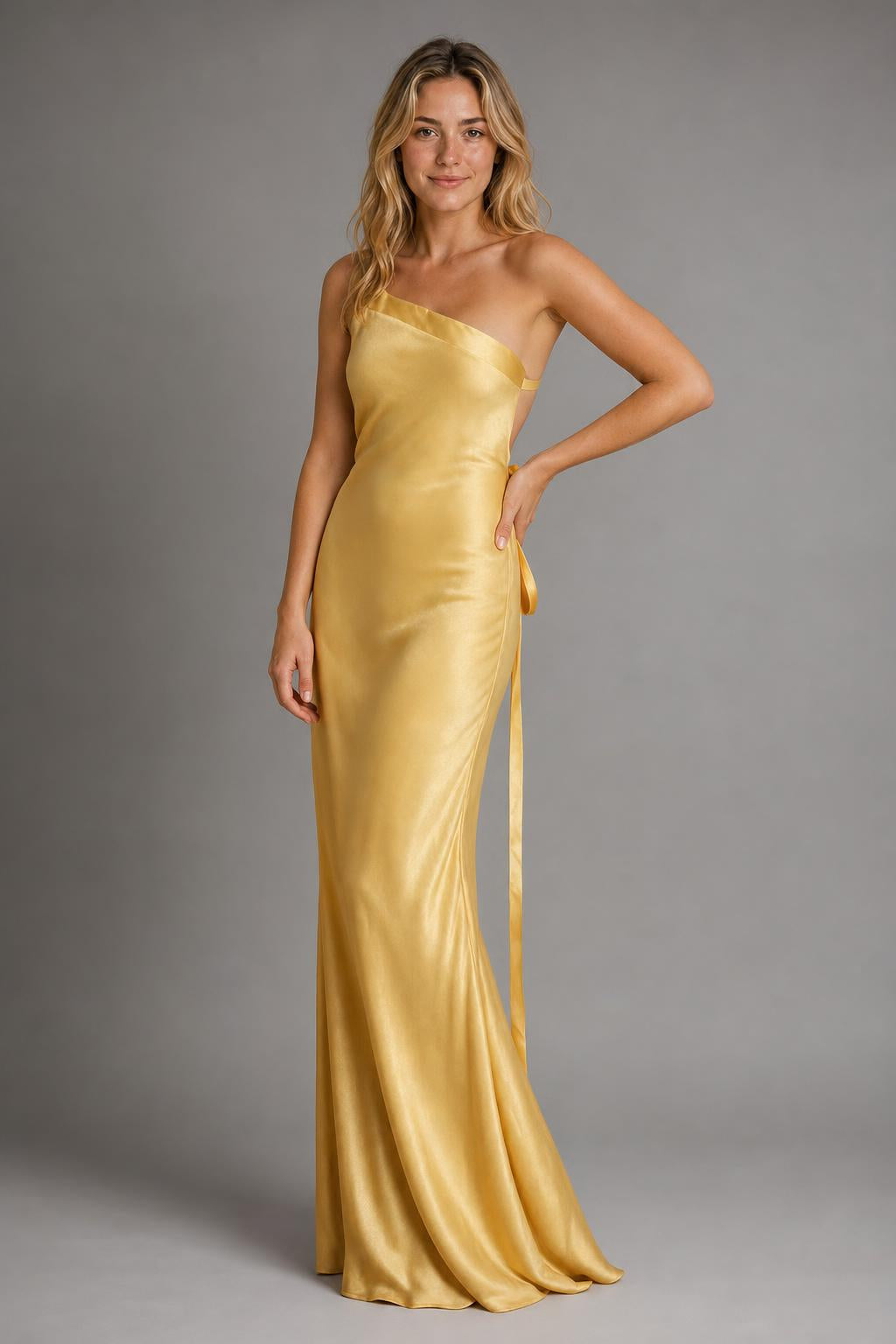 Women's Formal Maxi Dress with Open Back | Slip