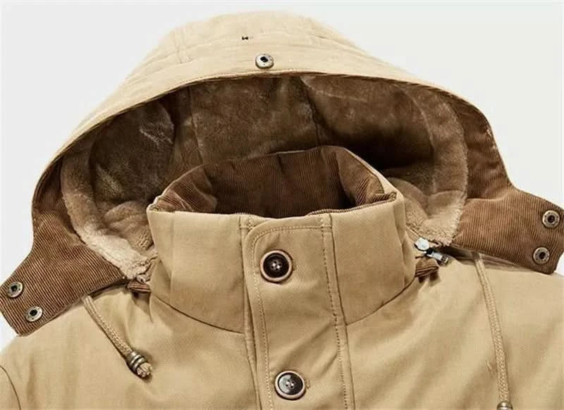 Winter Jacket – Triple Insulated Fleece-Lined Detachable Hood – Regular Fit – Men's Winter Outerwear Australia