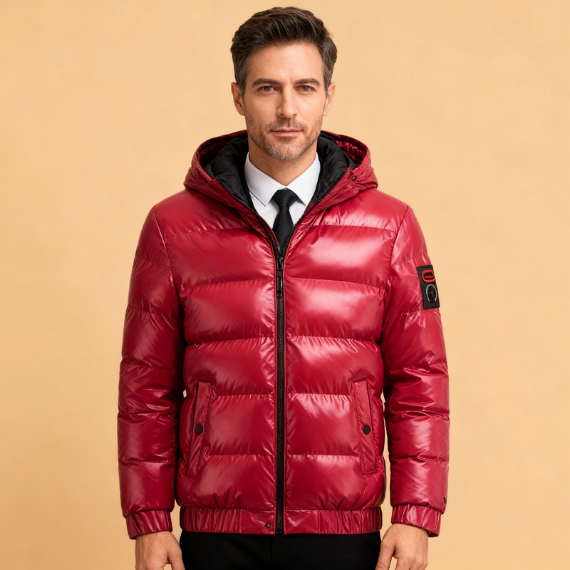 Puffer Jacket – Quilted Water-Repellent Shell – Relaxed Fit – Men's Winter Outerwear Australia
