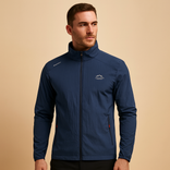 Thermal Zip Jacket – Lightweight Insulated – Slim Fit – Men's Winter Layering Australia in Darkblue