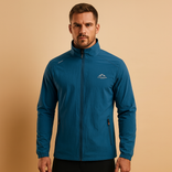 Thermal Zip Jacket – Lightweight Insulated – Slim Fit – Men's Winter Layering Australia in Blue